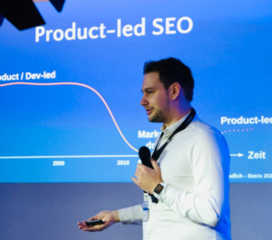 Product led SEO presentation by Julian Redlich